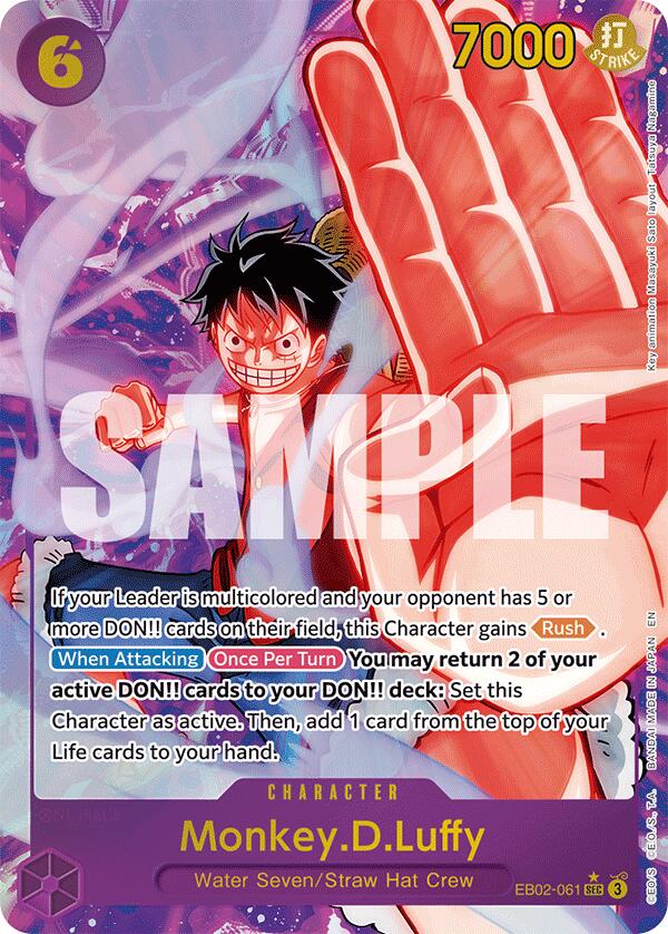 Monkey.D.Luffy (061) (Alternate Art) [Extra Booster: Anime 25th Collection] | Rock City Comics