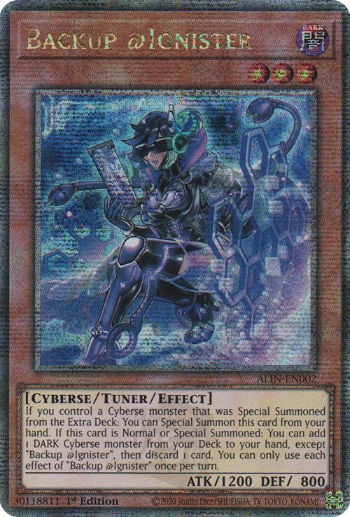 Backup @Ignister [ALIN-EN002] Quarter Century Secret Rare | Rock City Comics