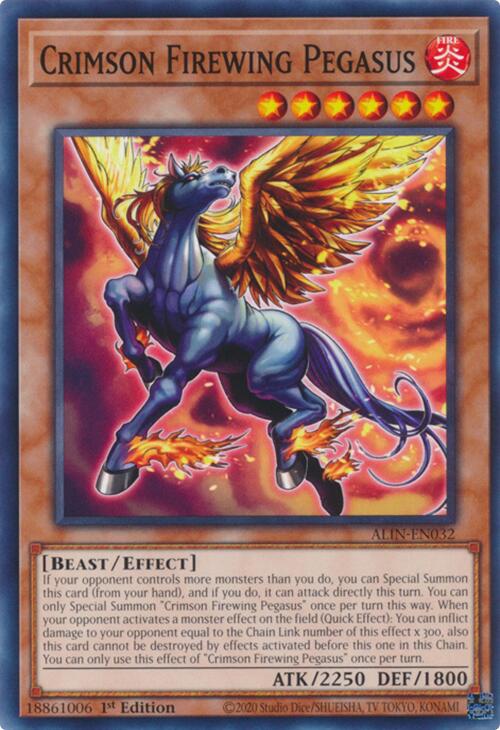 Crimson Firewing Pegasus [ALIN-EN032] Common | Rock City Comics