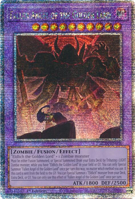 Fallen Angel of the Golden Land [ALIN-EN036] Quarter Century Secret Rare | Rock City Comics
