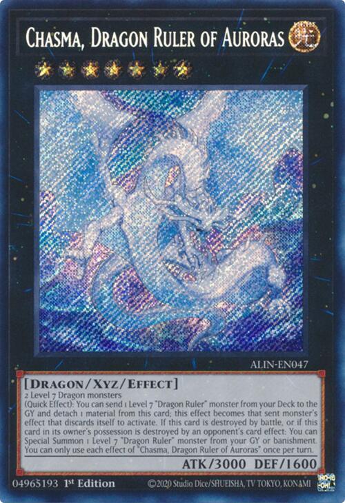 Chasma, Dragon Ruler of Auroras [ALIN-EN047] Secret Rare | Rock City Comics