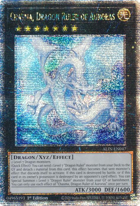 Chasma, Dragon Ruler of Auroras [ALIN-EN047] Quarter Century Secret Rare | Rock City Comics