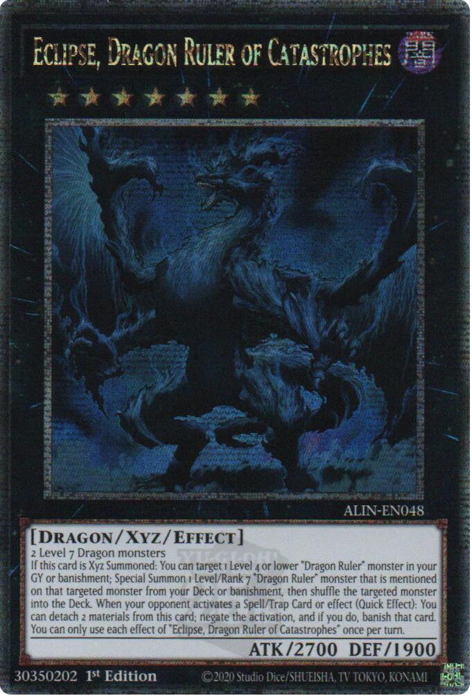 Eclipse, Dragon Ruler of Catastrophes [ALIN-EN048] Quarter Century Secret Rare | Rock City Comics
