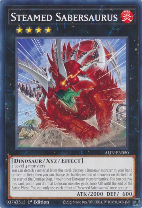 Steamed Sabersaurus [ALIN-EN050] Common | Rock City Comics