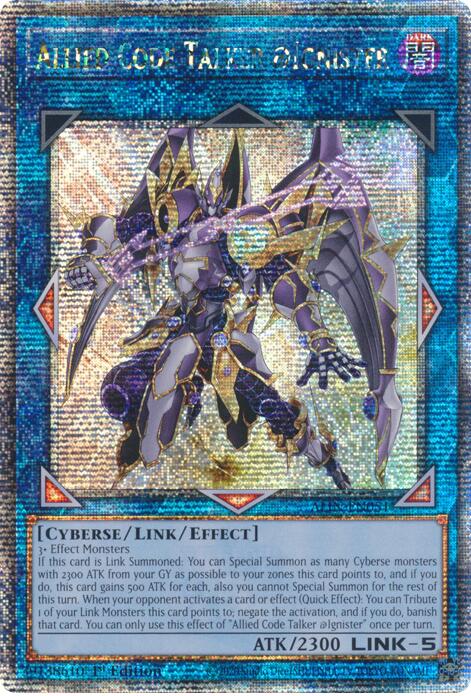 Allied Code Talker @Ignister [ALIN-EN051] Quarter Century Secret Rare | Rock City Comics