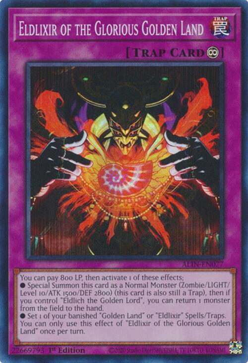 Eldlixir of the Glorious Golden Land [ALIN-EN077] Super Rare | Rock City Comics