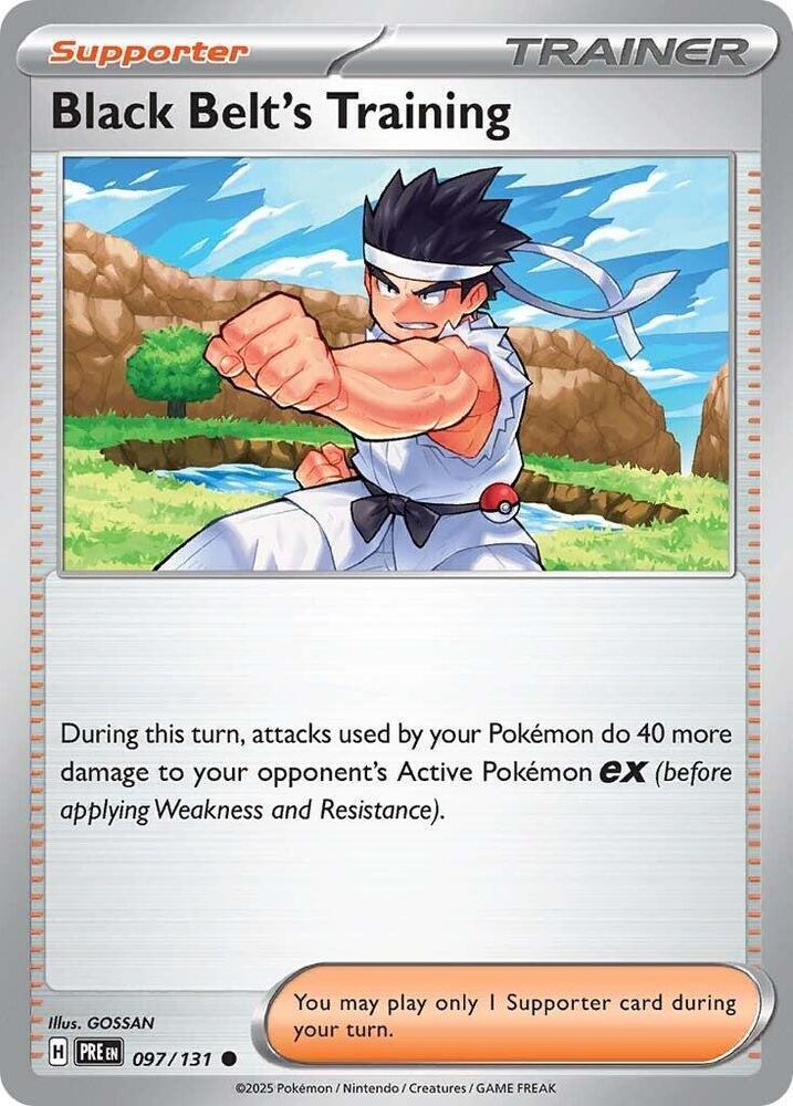 Black Belt's Training (097/131) [Scarlet & Violet: Prismatic Evolutions] | Rock City Comics