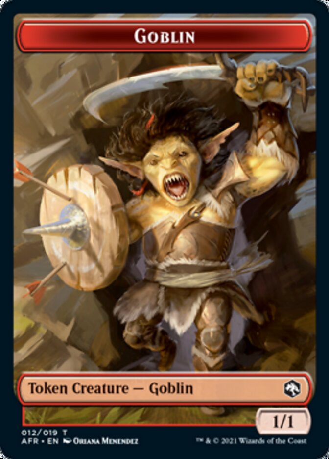 Dungeon of the Mad Mage // Goblin Double-Sided Token [Dungeons & Dragons: Adventures in the Forgotten Realms Tokens] | Rock City Comics