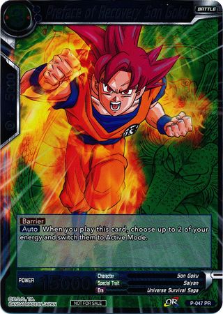 Preface of Recovery Son Goku (Event Pack 2 - 2018) (P-047_PR) [Promotion Cards] | Rock City Comics