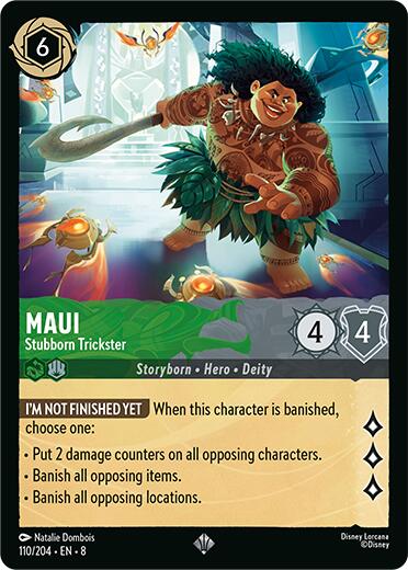 Maui - Stubborn Trickster (110/204) [Reign of Jafar] | Rock City Comics