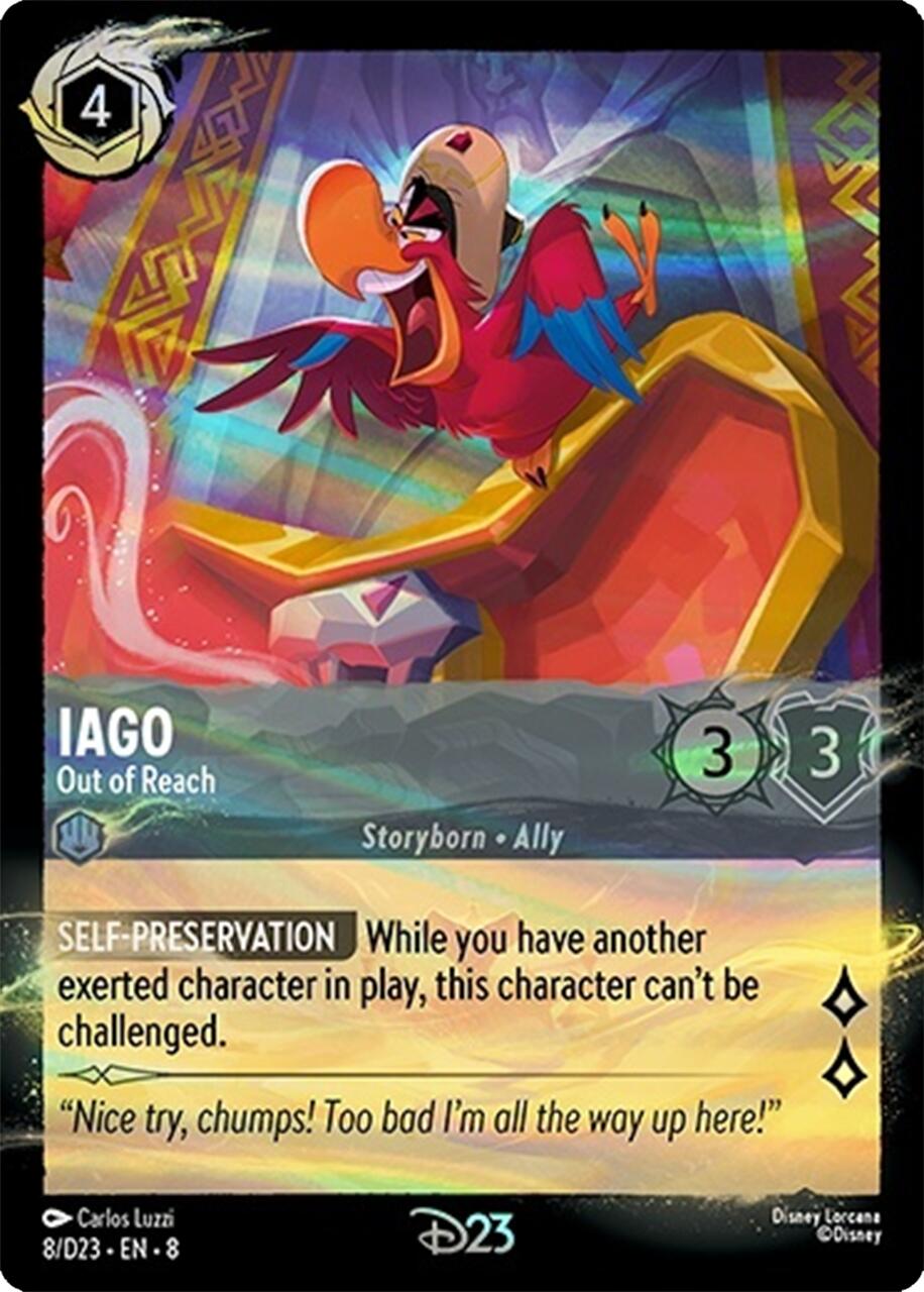 Iago - Out of Reach (8) [Promo Cards] | Rock City Comics