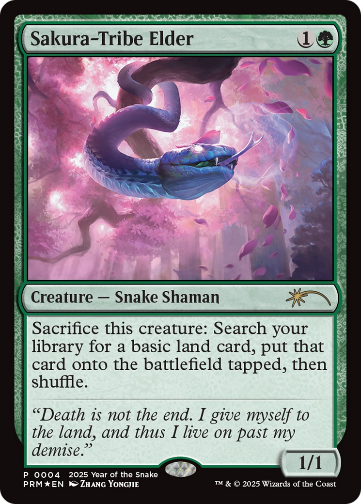 Sakura-Tribe Elder (Year of the Snake 2025) [Standard Showdown Promos] | Rock City Comics