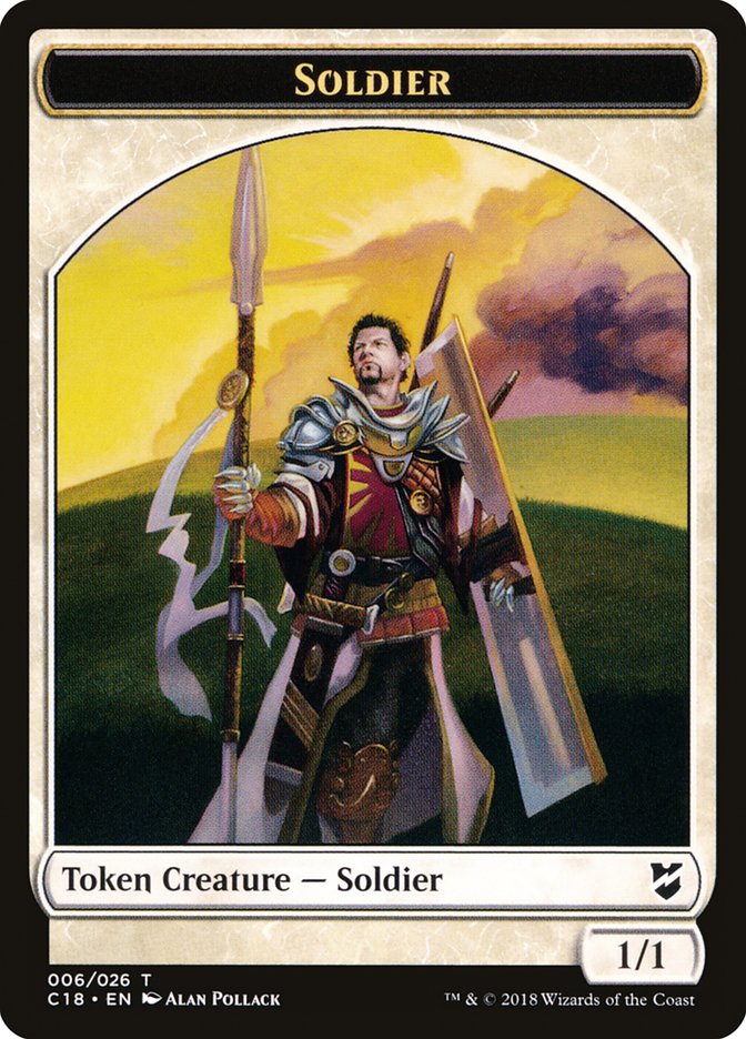 Angel // Soldier Double-Sided Token [Commander 2018 Tokens] | Rock City Comics