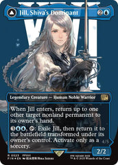 Jill, Shiva's Dominant // Shiva, Warden of Ice (Borderless) (Surge Foil) [FINAL FANTASY] | Rock City Comics