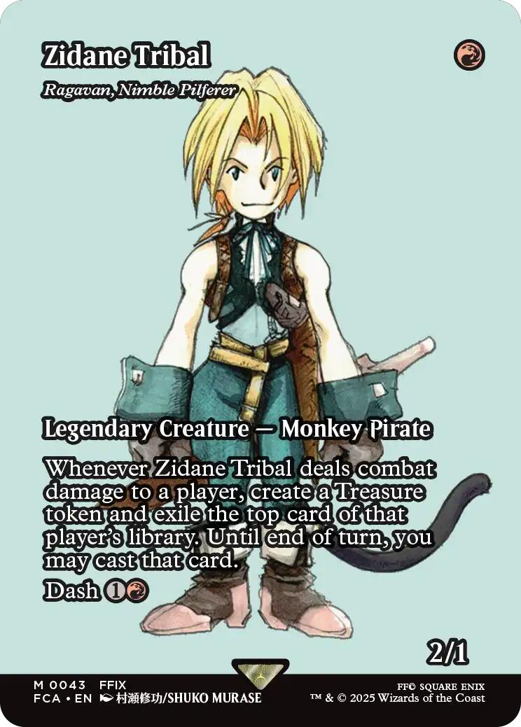 Zidane Tribal - Ragavan, Nimble Pilferer (Showcase) [FINAL FANTASY : Through the Ages] | Rock City Comics
