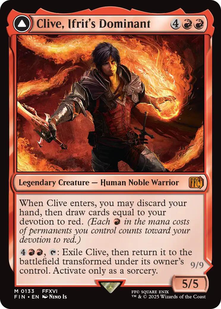 Clive, Ifrit's Dominant // Ifrit, Warden of Inferno [FINAL FANTASY] | Rock City Comics