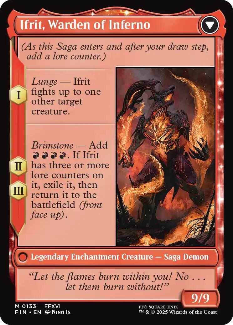Clive, Ifrit's Dominant // Ifrit, Warden of Inferno [FINAL FANTASY] | Rock City Comics
