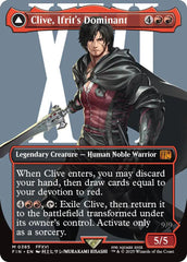 Clive, Ifrit's Dominant // Ifrit, Warden of Inferno (Borderless) (0385) [FINAL FANTASY] | Rock City Comics