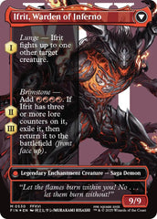 Clive, Ifrit's Dominant // Ifrit, Warden of Inferno (Borderless) (Surge Foil) [FINAL FANTASY] | Rock City Comics