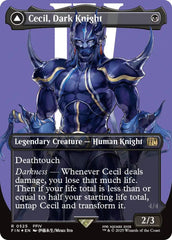 Cecil, Dark Knight // Cecil, Redeemed Paladin (Borderless) (Surge Foil) [FINAL FANTASY] | Rock City Comics