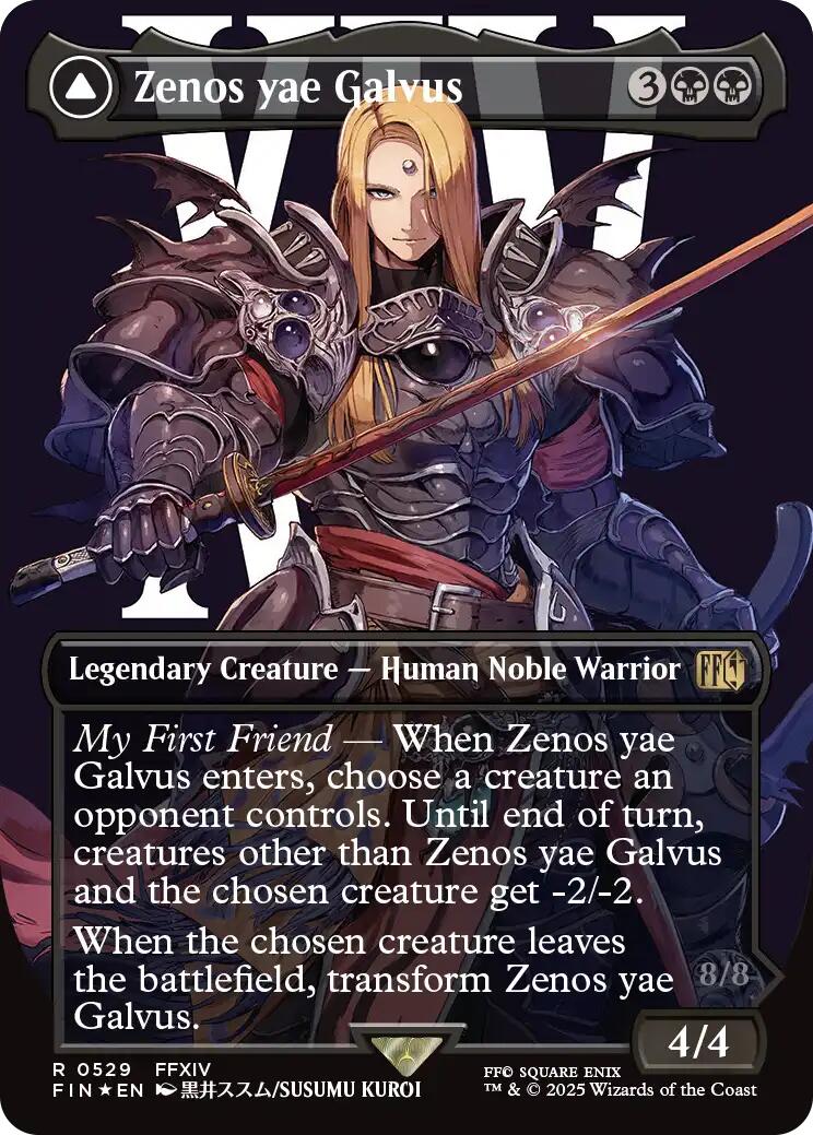 Zenos yae Galvus // Shinryu, Transcendent Rival (Borderless) (Surge Foil) [FINAL FANTASY] | Rock City Comics
