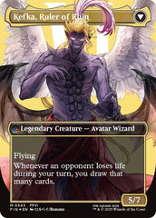 Kefka, Court Mage // Kefka, Ruler of Ruin (Borderless) (Surge Foil) [FINAL FANTASY] | Rock City Comics