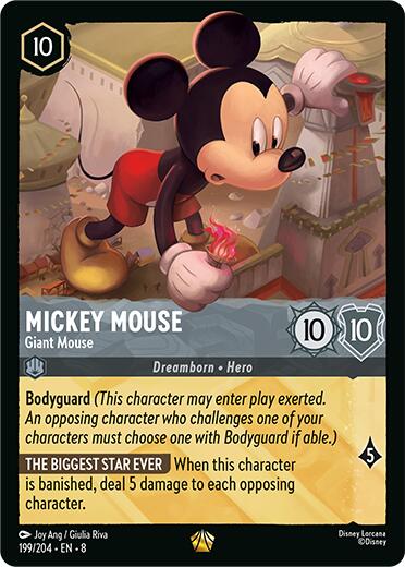 Mickey Mouse - Giant Mouse (199/204) [Reign of Jafar] | Rock City Comics