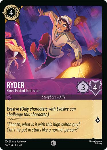 Ryder - Fleet-Footed Infiltrator (56/204) [Reign of Jafar] | Rock City Comics