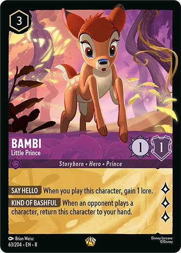 Bambi - Little Prince (63/204) [Reign of Jafar] | Rock City Comics