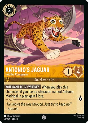 Antonio's Jaguar - Faithful Companion (31/204) [Reign of Jafar] | Rock City Comics