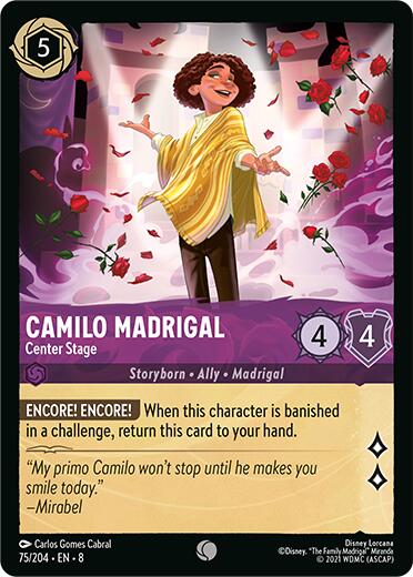 Camilo Madrigal - Center Stage (75/204) [Reign of Jafar] | Rock City Comics