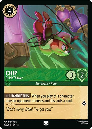 Chip - Quick Thinker (97/204) [Reign of Jafar] | Rock City Comics