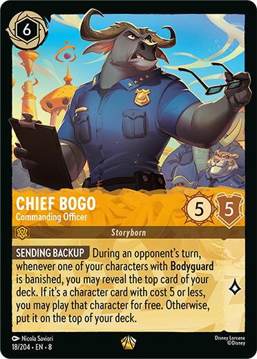 Chief Bogo - Commanding Officer (18/204) [Reign of Jafar] | Rock City Comics