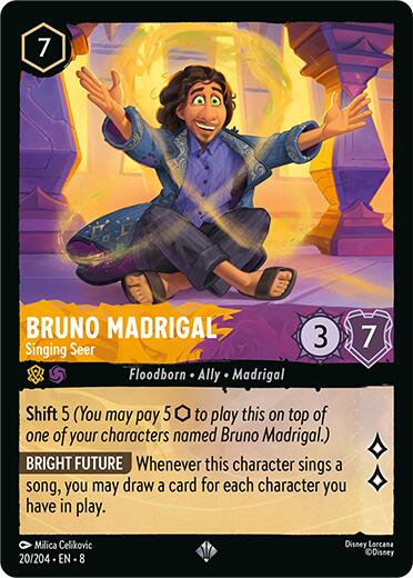 Bruno Madrigal - Singing Seer (20/204) [Reign of Jafar] | Rock City Comics
