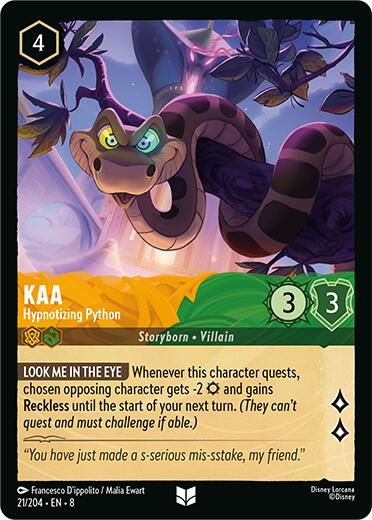 Kaa - Hypnotizing Python (21/204) [Reign of Jafar] | Rock City Comics