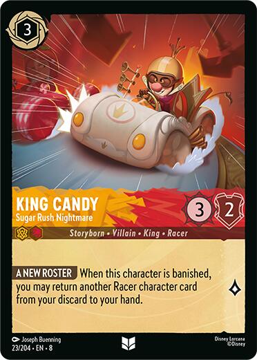 King Candy - Sugar Rush Nightmare (23/204) [Reign of Jafar] | Rock City Comics