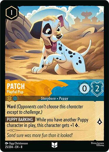 Patch - Playful Pup (25/204) [Reign of Jafar] | Rock City Comics