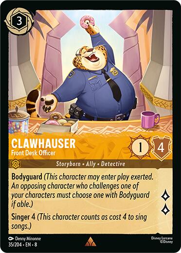 Clawhauser - Front Desk Officer (35/204) [Reign of Jafar] | Rock City Comics