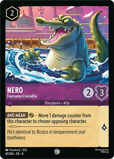 Nero - Fearsome Crocodile (65/204) [Reign of Jafar] | Rock City Comics