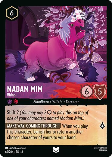 Madam Mim - Rhino (69/204) [Reign of Jafar] | Rock City Comics
