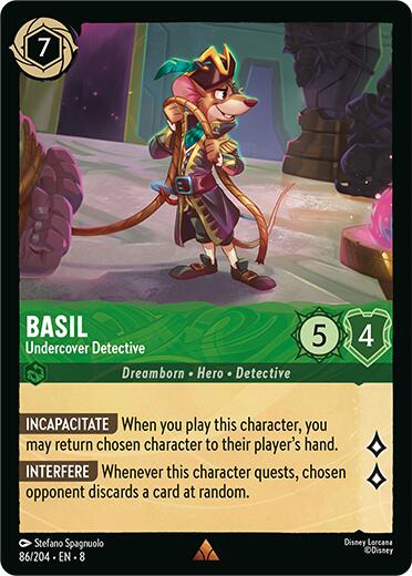 Basil - Undercover Detective (86/204) [Reign of Jafar] | Rock City Comics
