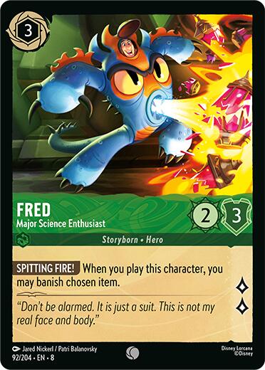 Fred - Major Science Enthusiast (92/204) [Reign of Jafar] | Rock City Comics