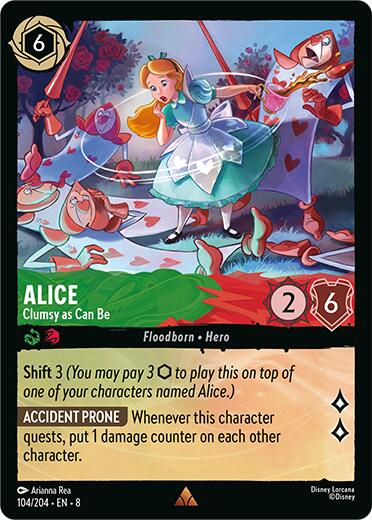 Alice - Clumsy as Can Be (104/204) [Reign of Jafar] | Rock City Comics