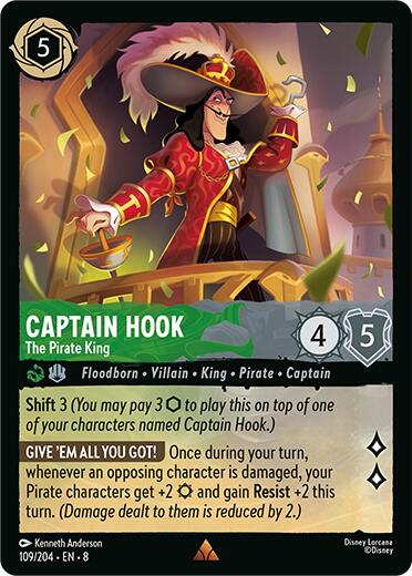 Captain Hook - The Pirate King (109/204) [Reign of Jafar] | Rock City Comics