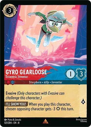 Gyro Gearloose - Eccentric Inventor (123/204) [Reign of Jafar] | Rock City Comics