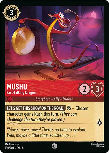 Mushu - Fast-Talking Dragon (130/204) [Reign of Jafar] | Rock City Comics