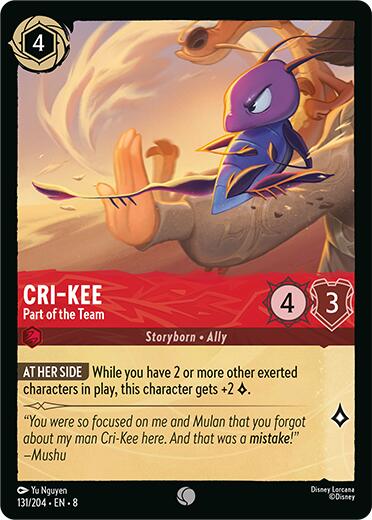 Cri-Kee - Part of the Team (131/204) [Reign of Jafar] | Rock City Comics