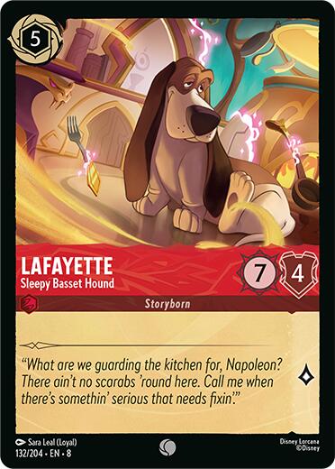 Lafayette - Sleepy Basset Hound (132/204) [Reign of Jafar] | Rock City Comics