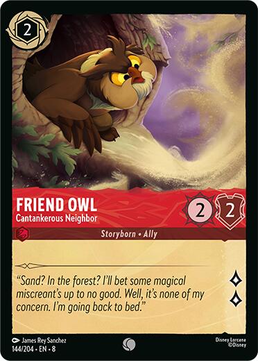 Friend Owl - Cantankerous Neighbor (144/204) [Reign of Jafar] | Rock City Comics