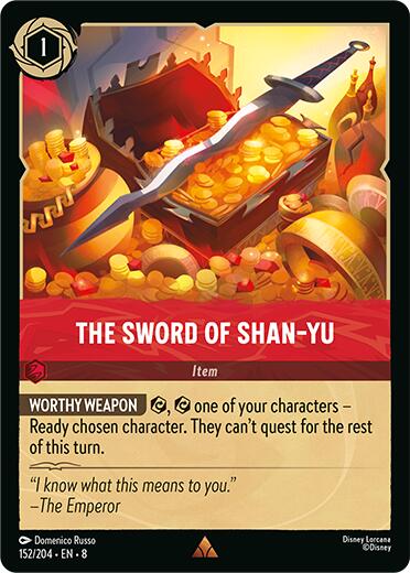 The Sword of Shan Yu (152/204) [Reign of Jafar] | Rock City Comics